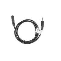 Lanberg CA-MJFJ-10CC-0015-BK cable de audio 1,5 m 3,5mm Negro