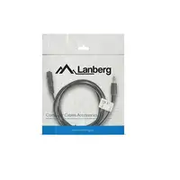 Lanberg CA-MJFJ-10CC-0015-BK cable de audio 1,5 m 3,5mm Negro