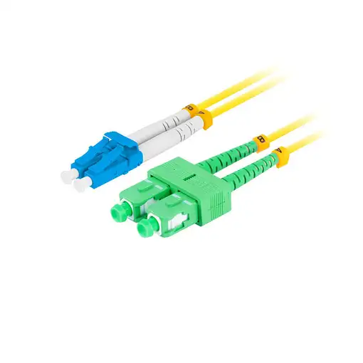Lanberg FO-LUSA-SD11-0020-YE Cable de fibra óptica e InfiniBand 2 m SC LC LC/SC Am