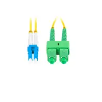 Lanberg FO-LUSA-SD11-0020-YE Cable de fibra óptica e InfiniBand 2 m SC LC LC/SC Am