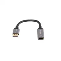 Lanberg AD-DP-HD-02 adaptador de cable de vídeo 0,2 m DisplayPort HDMI Plata