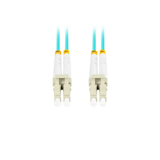 Lanberg FO-LULU-MD31-0020-TQ Cable de fibra óptica e InfiniBand 2 m LC Color aguam