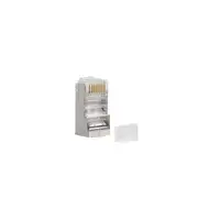 Lanberg PLS-6000 conector RJ-45 Acero inoxidable, Transparente