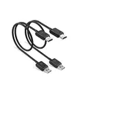 Hamlet HVCHDM-WFHD adaptador de cable de vídeo 0,6 m HDMI tipo A (Estándar) USB ti