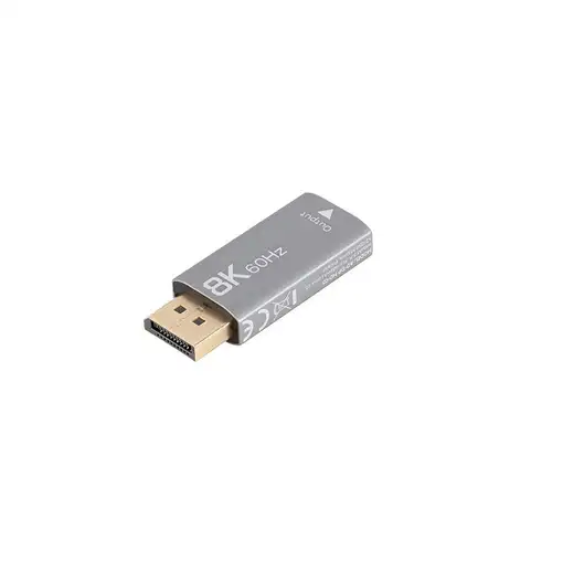 Lanberg AD-DP-HD-03 adaptador de cable de vídeo 0 m DisplayPort HDMI Plata
