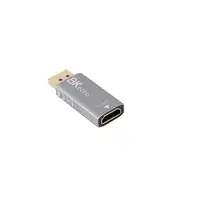 Lanberg AD-DP-HD-03 adaptador de cable de vídeo 0 m DisplayPort HDMI Plata