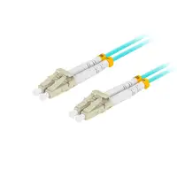 Lanberg FO-LULU-MD31-0010-TQ Cable de fibra óptica e InfiniBand 1 m LC Color aguam
