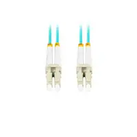 Lanberg FO-LULU-MD31-0010-TQ Cable de fibra óptica e InfiniBand 1 m LC Color aguam