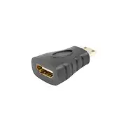 Lanberg AD-0037-BK cambiador de género para cable HDMI HDMI Mini-C Negro