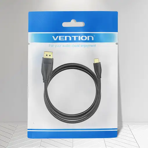 Vention Cable Conversor CGYBH/ USB Tipo-C Macho - Displayport Macho/ 1m/ Negro
