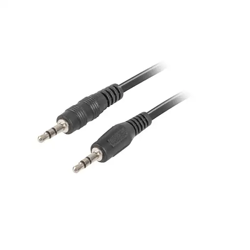 Lanberg CA-MJMJ-10CC-0012-BK cable de audio 1,2 m 3,5mm Negro