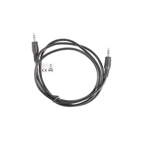 Lanberg CA-MJMJ-10CC-0012-BK cable de audio 1,2 m 3,5mm Negro