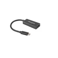 Lanberg AD-UC-DP-01 adaptador de cable de vídeo 0,15 m USB Tipo C DisplayPort Negr