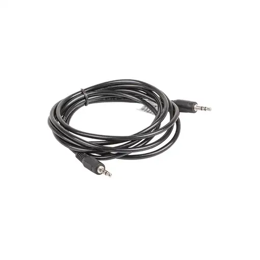 Lanberg CA-MJMJ-10CC-0020-BK cable de audio 2 m 3,5mm Negro