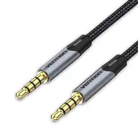 Vention Cable Estéreo BAQHF/ Jack 3.5 Macho - Jack 3.5 Macho/ 1m/ Gris