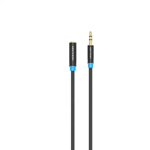 Vention Cable Estéreo VAB-B06-B050-M/ Jack 3.5 Macho - Jack 3.5 Hembra/ 50cm/ Negr