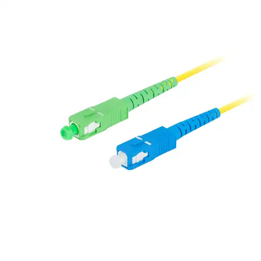 Lanberg FO-SASU-SS21-0010-YE Cable de fibra óptica e InfiniBand 1 m SC Amarillo