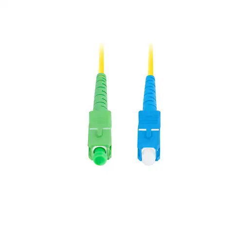Lanberg FO-SASU-SS21-0010-YE Cable de fibra óptica e InfiniBand 1 m SC Amarillo