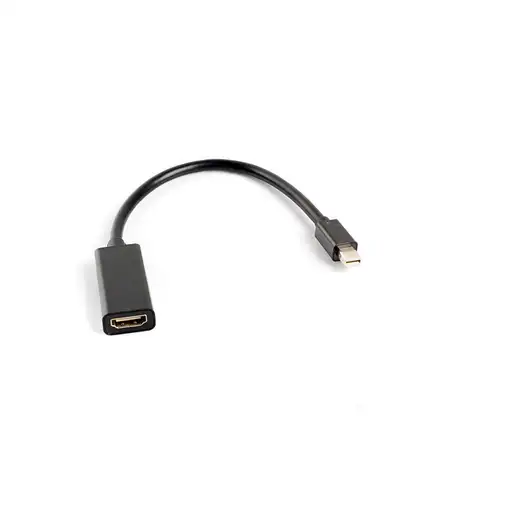 Lanberg AD-0005-BK adaptador de cable de vídeo 0,2 m Mini DisplayPort HDMI tipo A