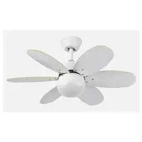 Fabrilamp 175791601 ventilador Haya, Blanco