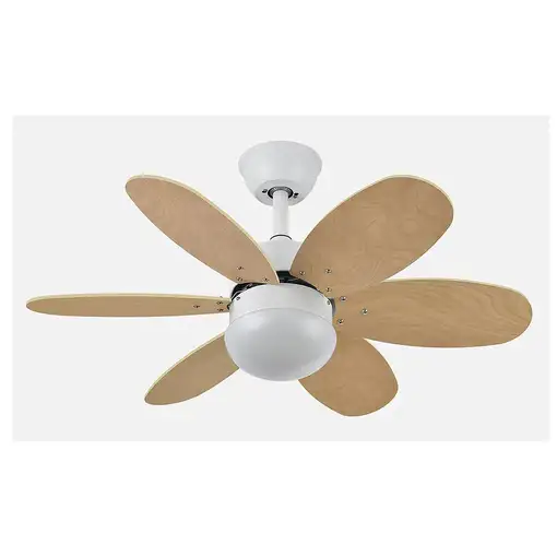 Fabrilamp 175791601 ventilador Haya, Blanco