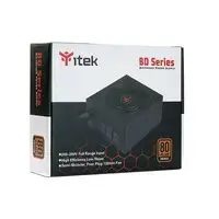 itek BD600 unidad de fuente de alimentación 600 W 24-pin ATX ATX Negro