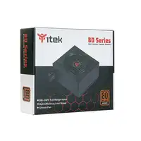 itek BD500 unidad de fuente de alimentación 500 W 24-pin ATX ATX Negro