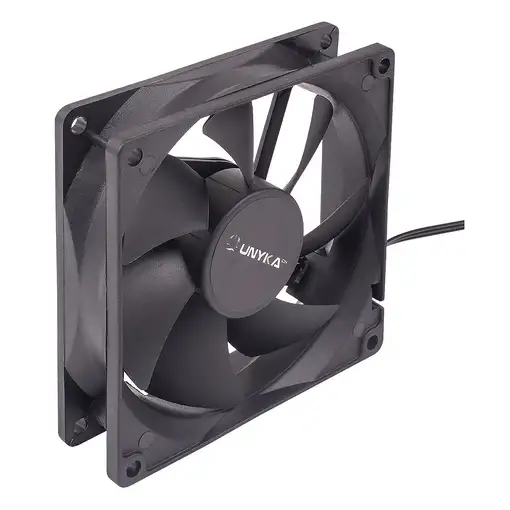 UNYKAch 90 mm Carcasa del ordenador Ventilador 9 cm Negro