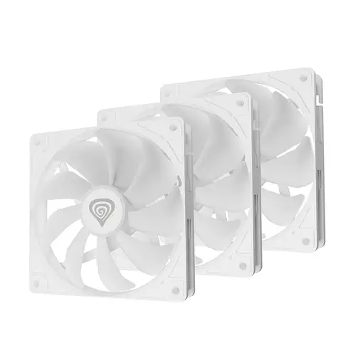 GENESIS Oxal 120 ARGB Carcasa del ordenador Ventilador 12 cm Blanco