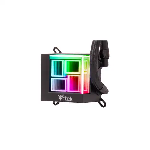 itek HYDRO CUBE 240B Procesador Kit de refrigeración líquida 12 cm Negro 1 pieza(s