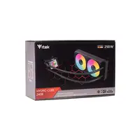 itek HYDRO CUBE 240B Procesador Kit de refrigeración líquida 12 cm Negro 1 pieza(s
