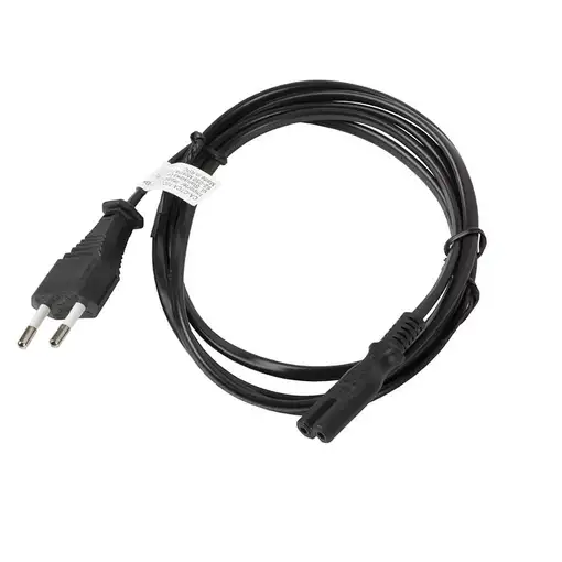 Lanberg CA-C7CA-10CC-0018-BK cable de transmisión Negro 1,8 m C7 acoplador CEE7/16