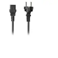 Lanberg CA-C13C-14CC-0018-BK cable de transmisión Negro 1,8 m C13 acoplador CEE7/7