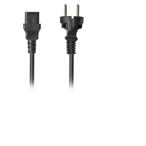 Lanberg CA-C13C-14CC-0018-BK cable de transmisión Negro 1,8 m C13 acoplador CEE7/7