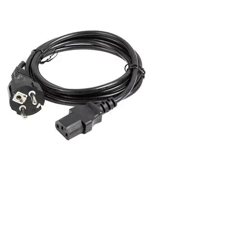 Lanberg CA-C13C-15CC-0018-BK cable de transmisión Negro 1,8 m C13 acoplador CEE7/7