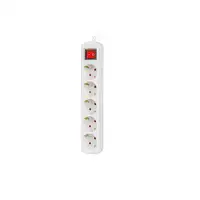 Lanberg PS1-05F-0150-W base múltiple 1,5 m 5 salidas AC Interior Blanco