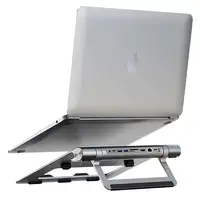 Techly ICA-NTB-DOCK91 Alámbrico USB 3.2 Gen 1 (3.1 Gen 1) Type-C Plata