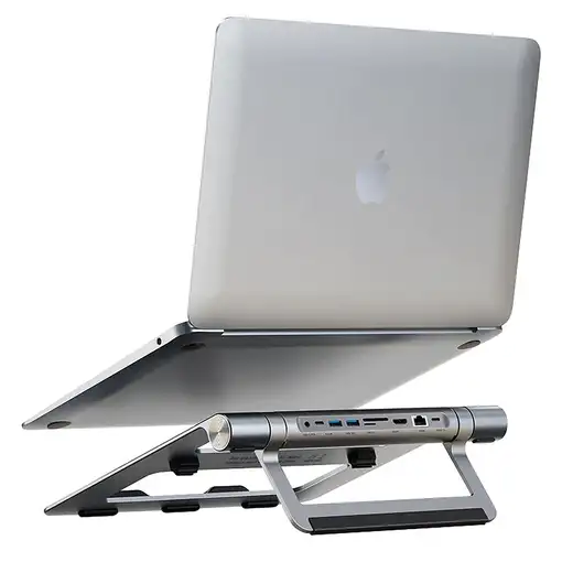 Techly ICA-NTB-DOCK91 Alámbrico USB 3.2 Gen 1 (3.1 Gen 1) Type-C Plata