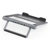 Techly ICA-NTB-DOCK91 Alámbrico USB 3.2 Gen 1 (3.1 Gen 1) Type-C Plata