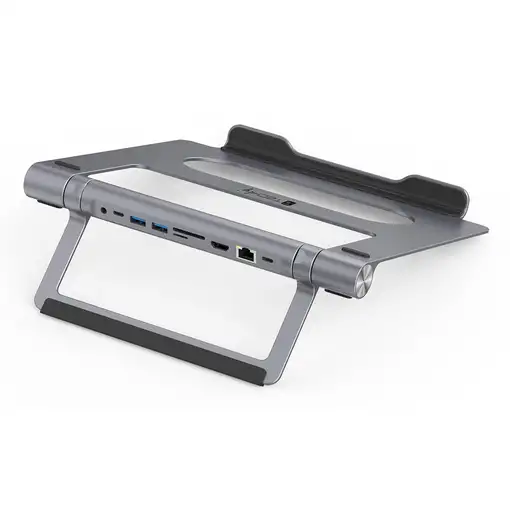 Techly ICA-NTB-DOCK91 Alámbrico USB 3.2 Gen 1 (3.1 Gen 1) Type-C Plata