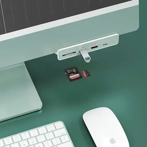 HYPER HD34A8 base para portátil y replicador de puertos USB 3.2 Gen 1 (3.1 Gen 1)