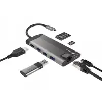 NATEC Fowler Plus USB Tipo C Negro, Gris