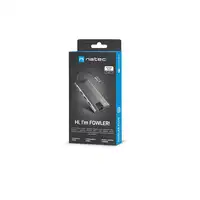 NATEC Fowler Plus USB Tipo C Negro, Gris