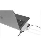 HYPER GN21D-GRAY base para portátil y replicador de puertos Gris