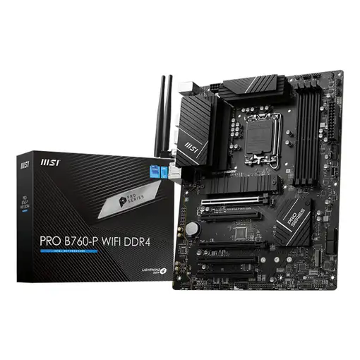 MSI PRO B760-P WIFI DDR4 placa base LGA 1700 ATX