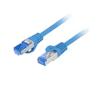 Lanberg PCF6A-10CC-0025-B cable de red Azul 0,25 m Cat6a S/FTP (S-STP)