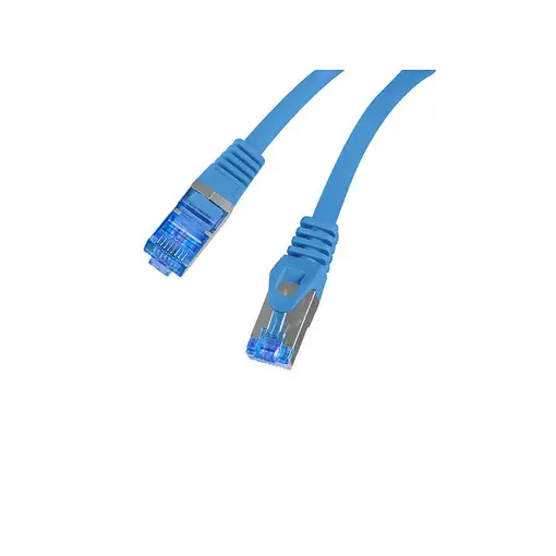 Lanberg PCF6A-10CC-0025-B cable de red Azul 0,25 m Cat6a S/FTP (S-STP)