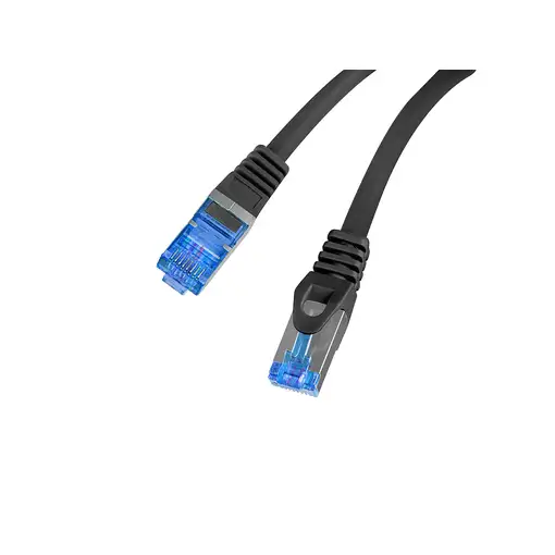 Lanberg PCF6A-10CC-0025-BK cable de red Negro 0,25 m Cat6a S/FTP (S-STP)