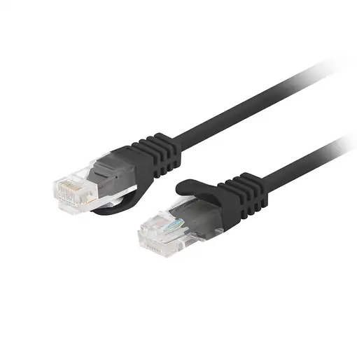 Lanberg PCU6-10CC-0750-BK cable de red Negro 7,5 m Cat6 U/UTP (UTP)