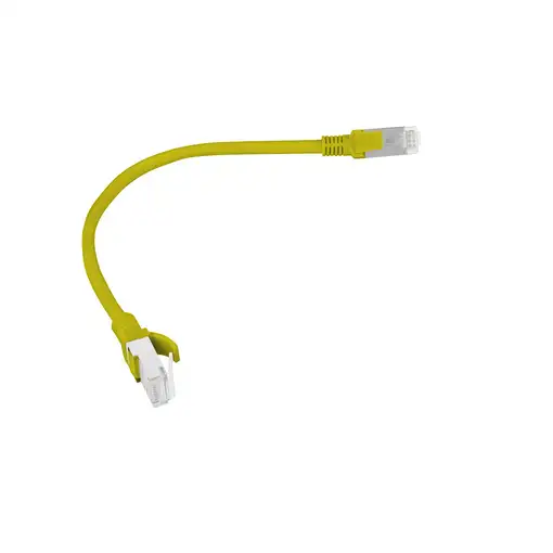 Lanberg PCU6-10CC-0025-Y cable de red Amarillo 0,25 m Cat6 U/UTP (UTP)